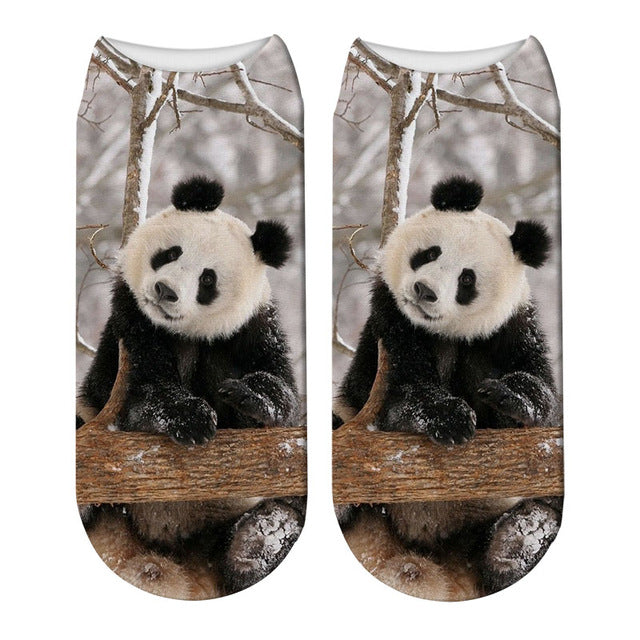 3D Printed Panda Animal Socks