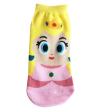 Load image into Gallery viewer, Super Mario Luigi Yoshi Crazy Socks